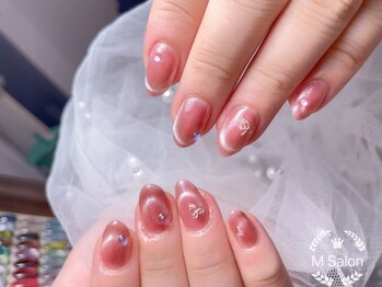 エム ネイルサロン(M)/マグネットフレンチ