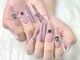 マイネイル 池袋(My Nail)の写真/【ジェル長さ出しorスカルプ(ベース自由)+アート付け放題¥12000★】上品で華やかなネイルが堪能できます♪