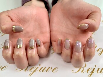 リジュベ(Rejuve)/マグネット×先端ミラーネイル