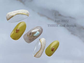 スリー(THREE)/June.2022/nail design