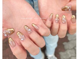 パール×ゴールドミラー