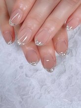 ディアリーネイル(Dearly Nail)/ガラスフレンチ
