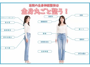 生駒の丘神経整体院/当院の全身神経整体は全体丸ごと