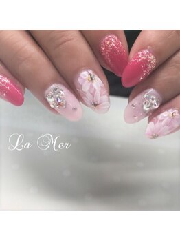 ネイルサロンラメール(La Mer)/フラワーネイル