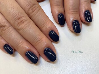 パラジェル認定サロン メールメール 池袋店(MereMer)/濃いめのブルーワンカラー