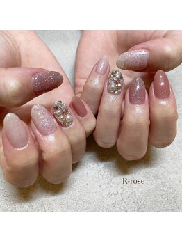 アールローズ(R-rose)/キラキラネイル ¥9240