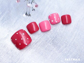 ファストネイル ロコ 志免店(FASTNAIL LOCO)/春のフットネイル【11897】