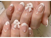 アルーシェ 平井(Alushe)/清純ホワイトフレンチ＆リボン