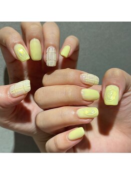 イチ 富山駅店(Ichi)/チェックネイル