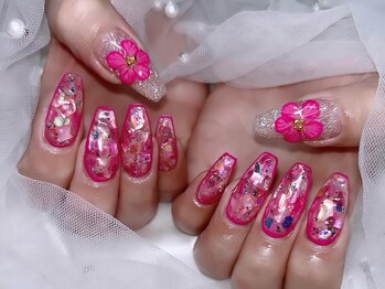 リンネイル 新大久保店(Rin Nail)/#待ち込みデザインOK　#付け放題