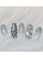 トゥルーネイル アンド アイ 大分店(TRU NAIL & EYE)&nbsp;キラキラ☆ヒョウ柄ネイル