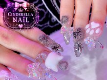 シンデレラネイル(CINDERELLA NAIL)/【チップ長さだしネイル】