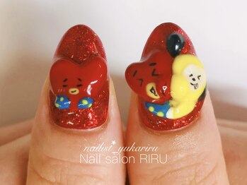 リル(RIRU)/キャラクターネイル/痛ネイル