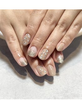 ヴェイスサロンアンバー(Vase Salon Amber)/【ラメグラデーション　3500】