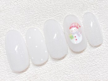 スマイルネイル板橋ときわ台の写真/《初回オフ無料》普段派手なネイルが出来ない方にも◎上品且つシンプルなデザインも豊富♪