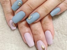 ウカ ひばりが丘(UKA)/ぷっくりマットミラーネイル