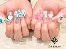 ネイル エミュスト(Nail Emuest)/非対称ネイル/ラメネイル/mai