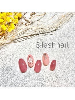アンドラッシュネイル(&Lash nail)/定額サンプル6000/4本アート