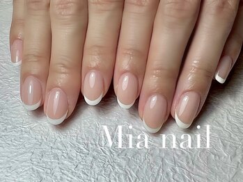 ミアネイル(Mia nail)/王道フレンチ