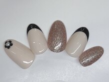 アルセア 上野御徒町店(Alcea)/フレンチネイル　シンプル