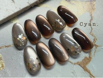 シアン(Cyan)/【定額】季節の流行デザイン