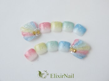 エリクサーネイル 西武新宿(Elixir Nail)/フットやり放題 / クーポン使用