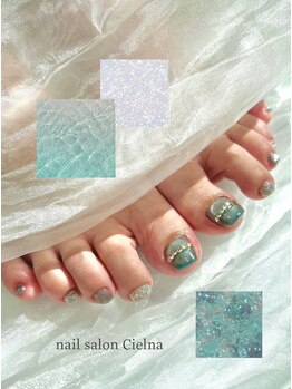 シエルナ(Cielna)/夏☆フットネイル