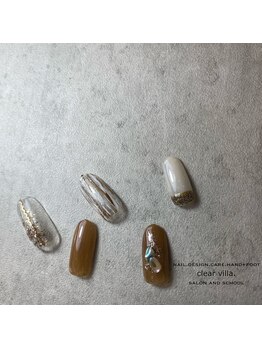 ネイルサロンクリアヴィラ(nail salon clear villa)/nuance designコース￥9990