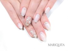 ネイルサロン マリキータ(MARIQUITA)/ブライダルホワイトパールネイル