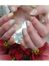 ネイルサロン スクール アンジェラ 水戸本店/クリスマスアート