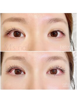 エムズネイルアイラッシュ(M's nail eyelash)/切れ長デザイン
