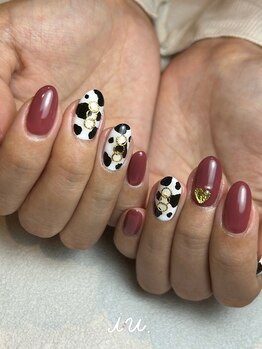 アイユー 千葉(iu.)/アニマル柄ネイル