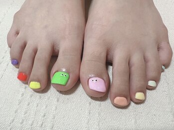 フット2本アートネイル