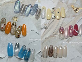 フェリーチェ(nail salon&school felice)/瑞江パラジェル定額プラチナ9240