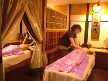 タイリラクゼーションスペース プラスセフィーレ(Thai Reｌaxation Space +CEFLE)/西館]ペアで楽しむアロマ