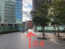 姿勢リカバリー 新宿店/新宿駅新南改札口からの道順 4