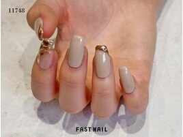 ニュアンス/オフィスネイル/上品
