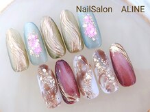 ネイルサロン アリーヌ(ＡＬＩＮＥ)/【定額】VIPコース￥8900