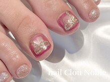 ネイルクルーノーヴル(nail Clou Noble)/ラメリボン