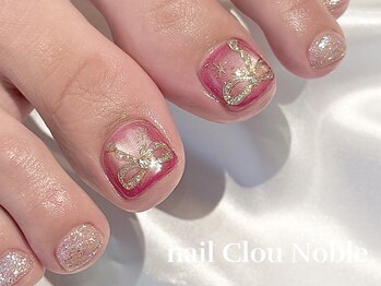 ネイルクルーノーヴル(nail Clou Noble)/ラメリボン