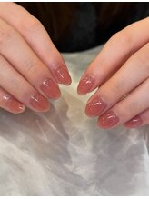 ロミー(Rommy)/シンプルワンカラーネイル