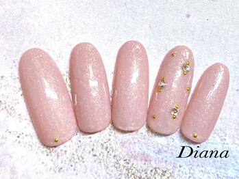 ディアナ ひたちなか高場店(DIANA)/定額ネイル 6600円 B‐004
