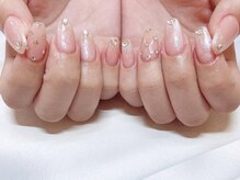 ライトウェーブ 長野駅前店/キラキラピンクネイル♪