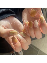 ニュアンス春ネイル♪