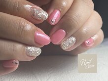 ネイルセッション(nail session)/キラキラピンク