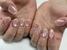 シェルネイル(shell nail)/桜ネイル