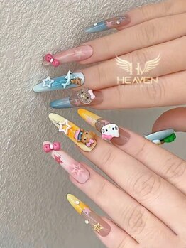 ヘブン ネイル 鶯谷(HEAVEN Nail)/Hello Kitty Nails Design