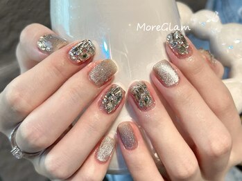 モアグラム 池袋東口店(More Glam)/マグネット埋め尽くしワンカラー