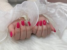 ベルフィオーレ 拝島店(bel fiore)/シルバーラメ　ビビットピンク