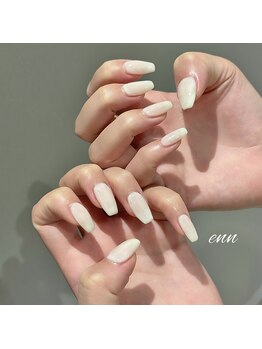 エン(enn)/ホワイト ワンカラー